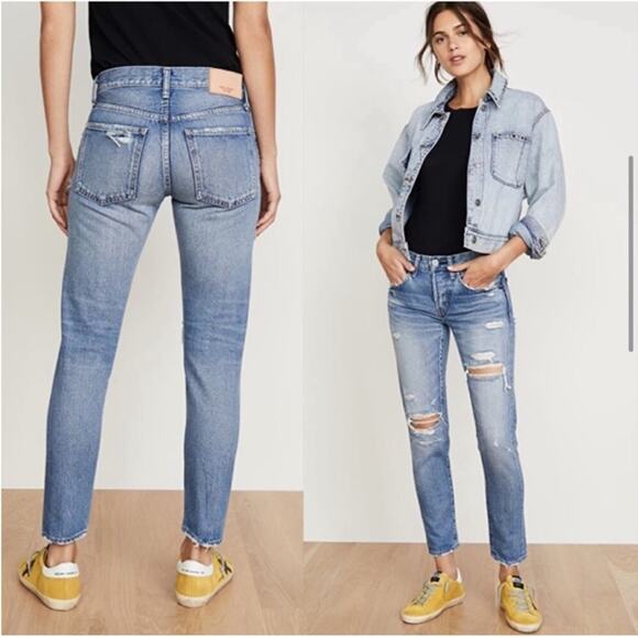 Moussy Howa Distressed Jeans - Picture 2 of 10